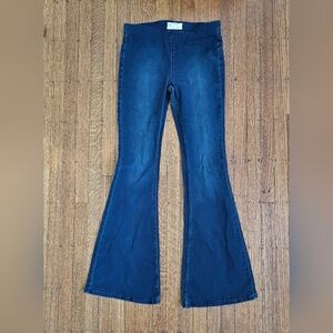 Free People Flat Front Flare Leg Pull On Jeans Size W29